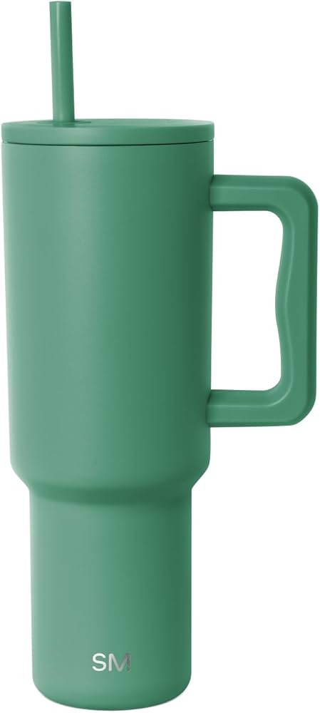 Simple Modern 40 oz Trek Tumbler with Handle and Straw Lid | Cup Holder Friendly Insulated Stainl... | Amazon (US)