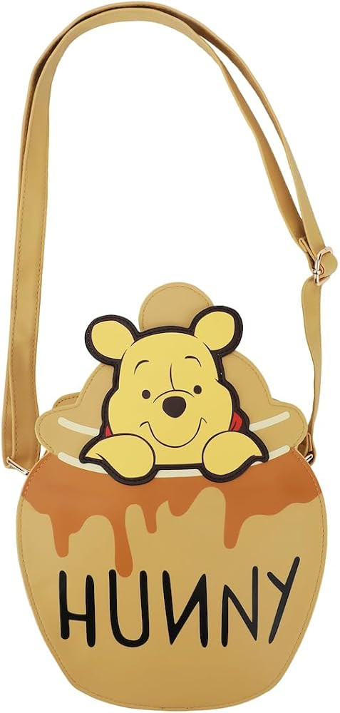 Bioworld Winnie The Pooh Hunny Pot 8" Crossbody Bag | Amazon (US)