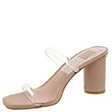 Dolce Vita Women's Noles Heeled Sandal, Nude Vinyl, 11 | Amazon (US)