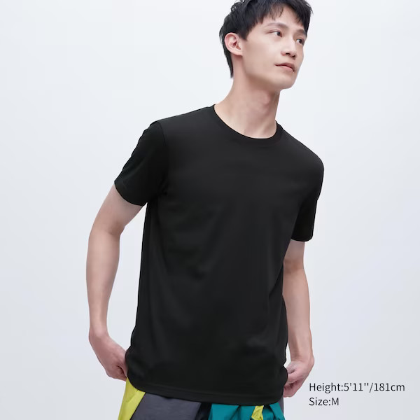 Dry Crew Neck Short-Sleeve Color T-Shirt | UNIQLO (US)