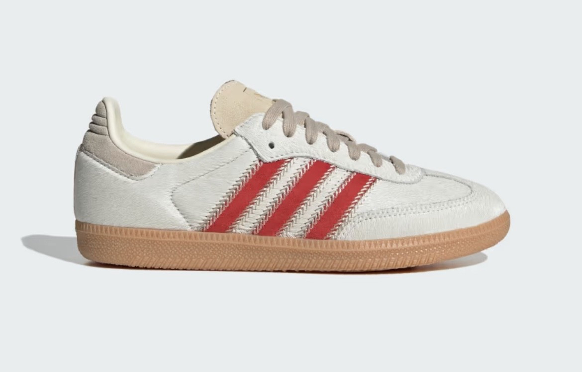Omg these sambas are soooo cute!!! I love the pony hair and the stitching on the red stripes- they remind me of baseballs  

#LTKActive #LTKWorkwear #LTKShoeCrush