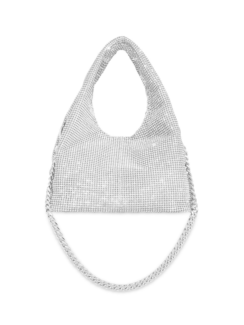 Women's Mini Crystal Chain Carryall Bag - Silver | Saks Fifth Avenue