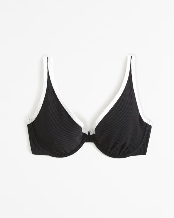 Curve Love High Apex Underwire Bikini Top | Abercrombie & Fitch (US)