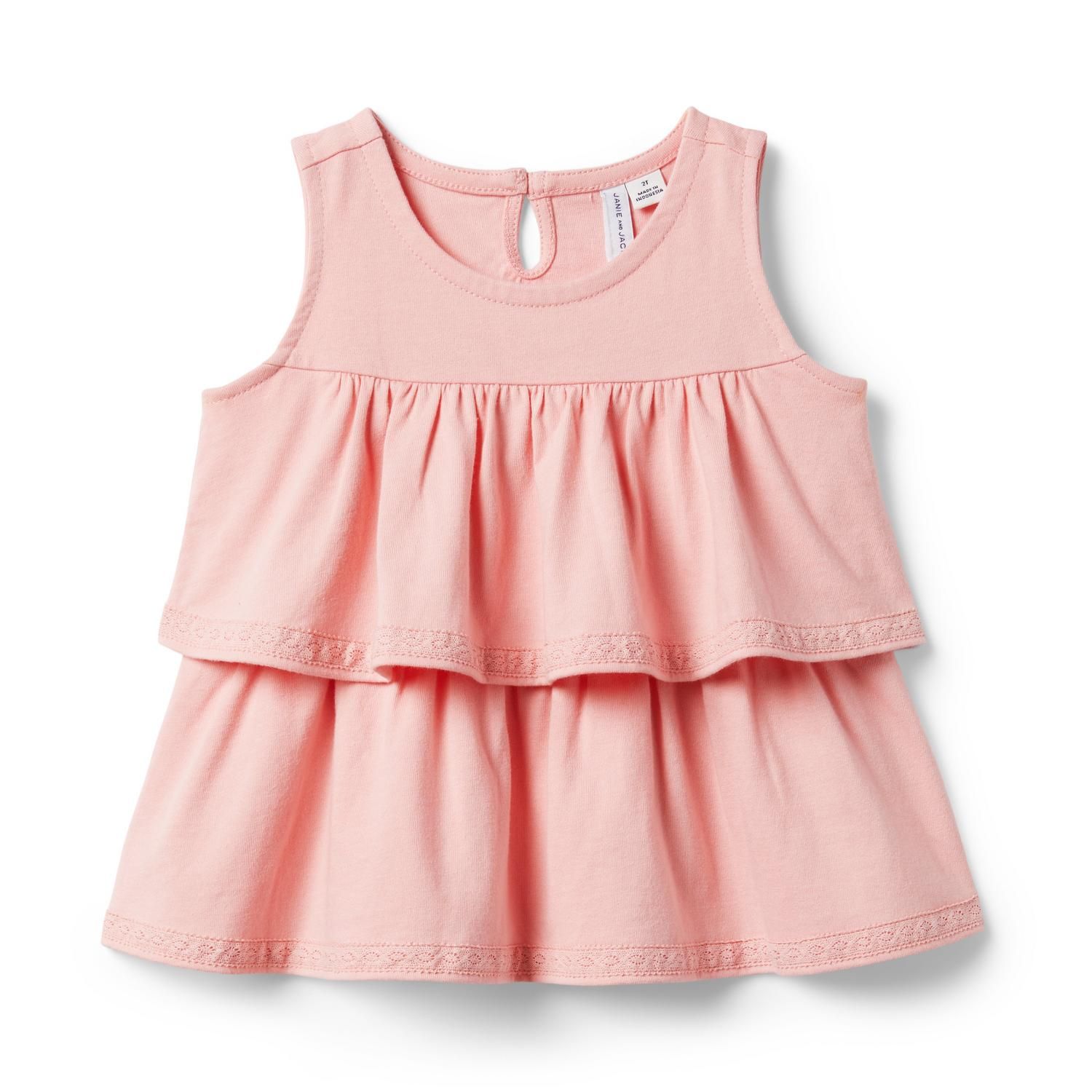 Tiered Ruffle Jersey Top | Janie and Jack