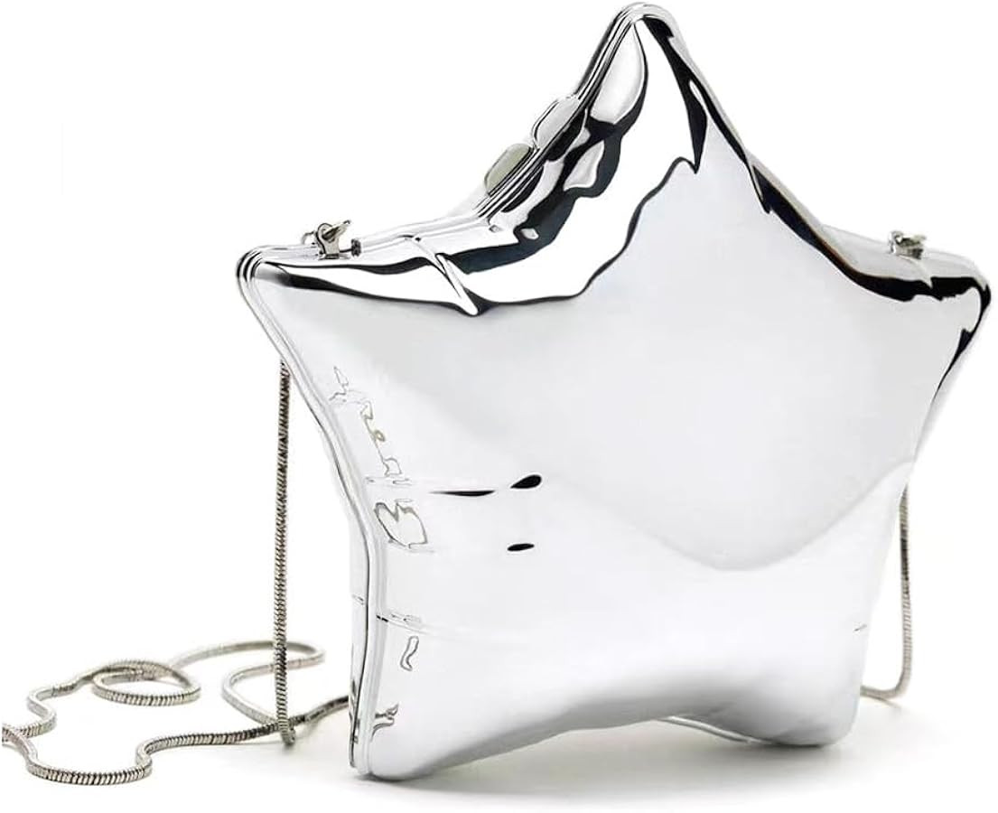 Acrylic Evening Clutch Purse Star Shape Unique Evening Crossbody Bag for Women Formal Wedding Pro... | Amazon (US)