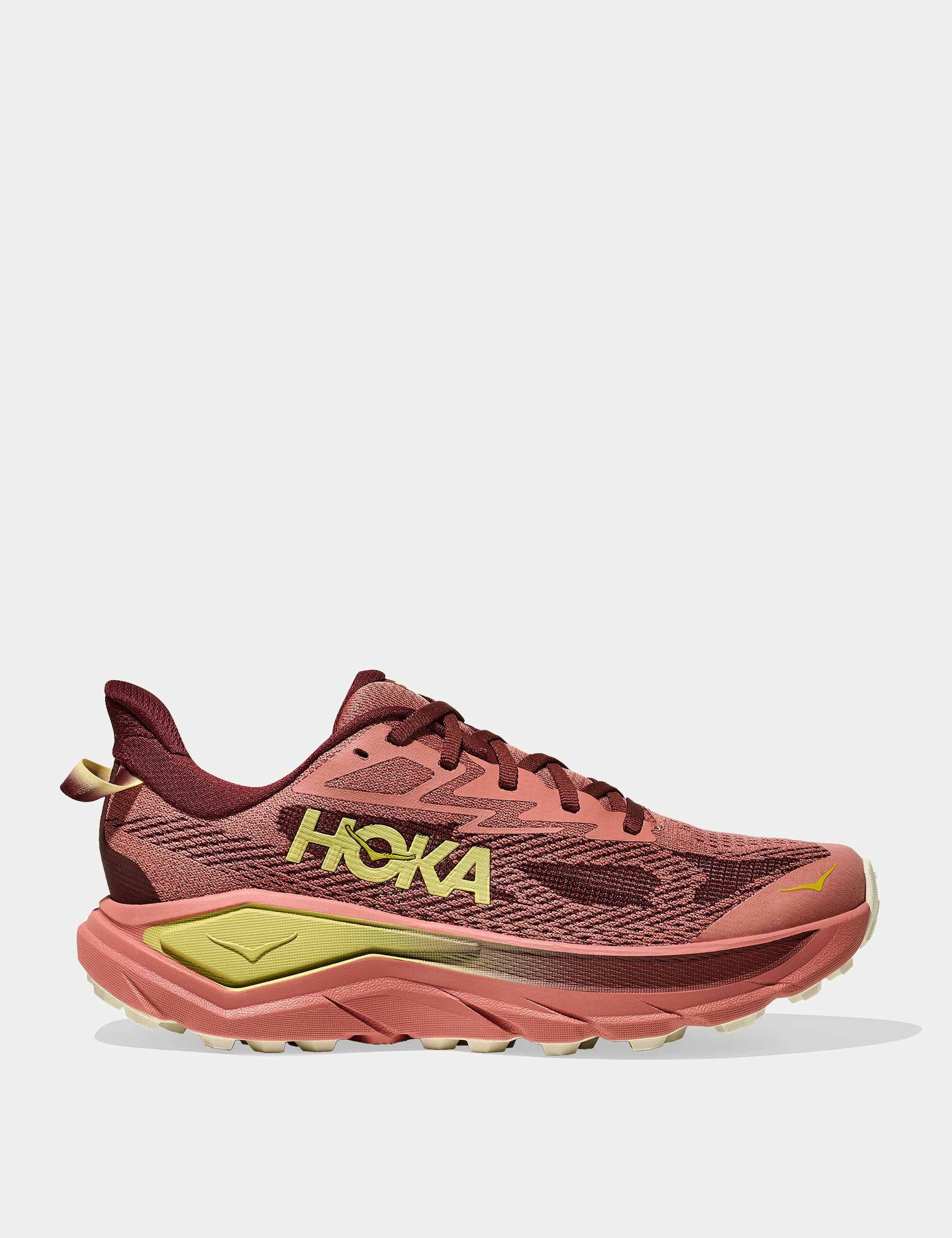 HOKA | Challenger 8 Shoes - Blush/Dark Cedar | The Sports Edit | The Sports Edit