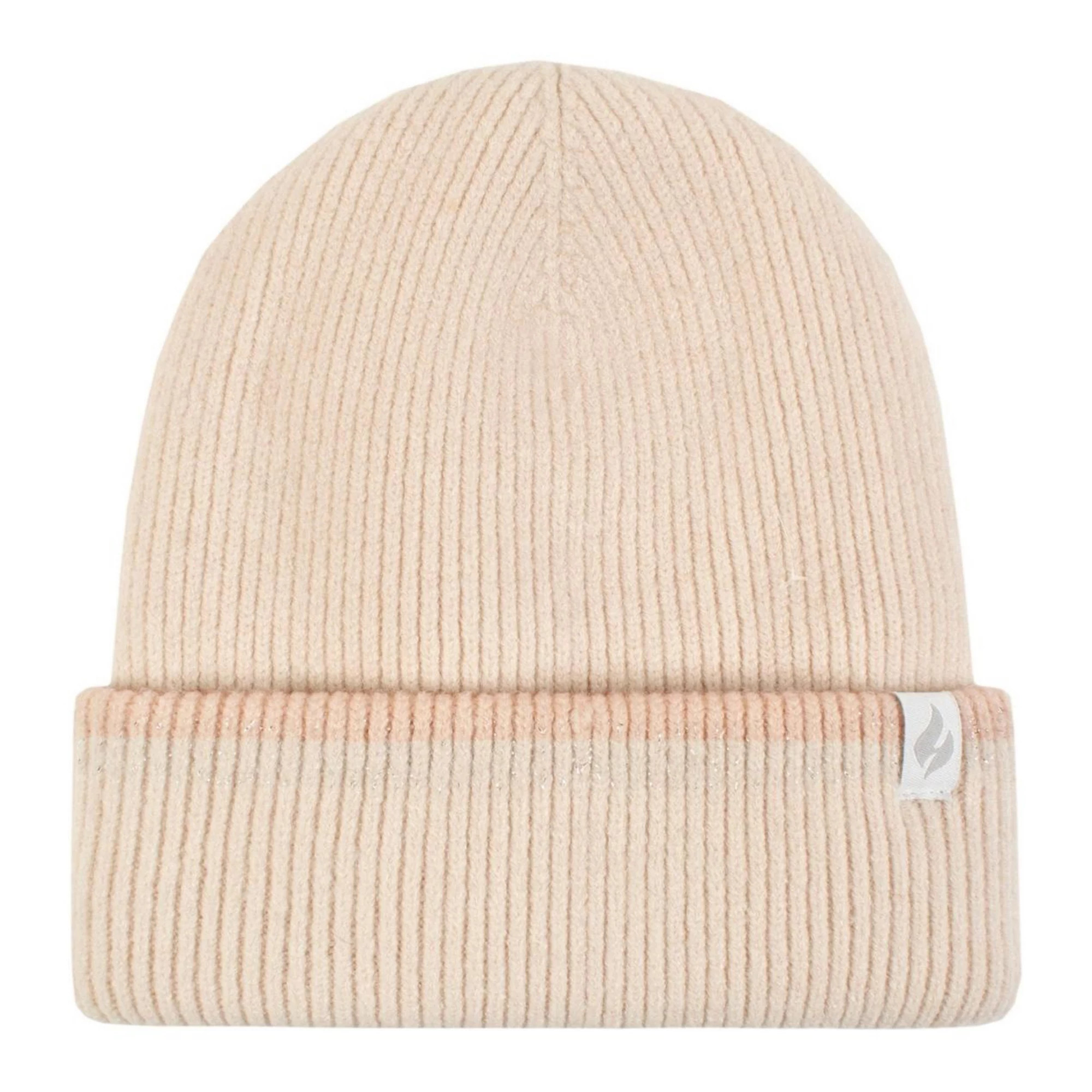 Women's Heat Holders Heatweaver Sparkle Striped Roll Up Hat | Kohl's