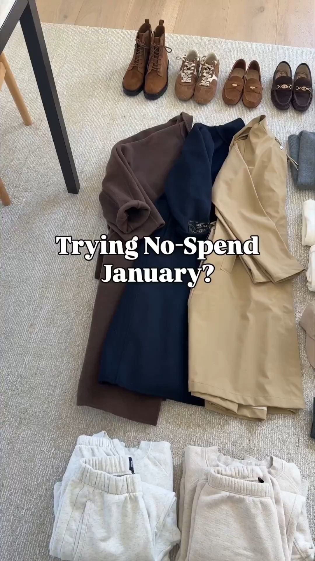 No-Spend January mini capsule. The items that would get me through the month.

What's Included:

Clothes

Gentle Herd brown coat xs -old, linked similar
Aritzia The One Coat xs
Rains rain jacket xs
Aritzia cashmere sweater xs
Minnow Sweater small
Everlane turtleneck sweater xxs - old, linked similar
Everlane cotton sweater cream xs
Everlane cotton sweater navy xs
Uniqlo heatteck turtleneck small
Uniqlo Heattech long sleeve small
Gap Sweat Set petite small
Jenni Kayne Saturday Sweatshirt Oatmeal medium
Jenni Kayne Saturday Sweatpants Oatmeal xs 
Jenni Kayne Saturday Sweatshirt Light Grey medium
Jenni Kayne Saturday Sweatpants Light Grey xs 
Varley rolled cuff pants xs 26" inseam
AGOLDE Valen jeans 24, cut hems
AGOLDE 90's Crop Mid Rise 24 - fit like a high rise, no hemming needed

Accessories

Mansur Gavriel in brown
Mansur Gavriel in Tan
Aritzia socks
Madewell striped socks - old
Polo Ralph Lauren hat navy
Polo Ralph Lauren hat nubuck

Shoes

Dolce Vita Sneakers 6 - run small size up
Larroude Sneakers 6 - run small
Sam Edelman brown loafers 5 - old, linked similar
Veronica Beard Loafers 5 - old, linked new version
Vince Waterproof Cabria boots 5.5

Petite style, winter style, capsule wardrobe 



#LTKSeasonal #LTKPetite