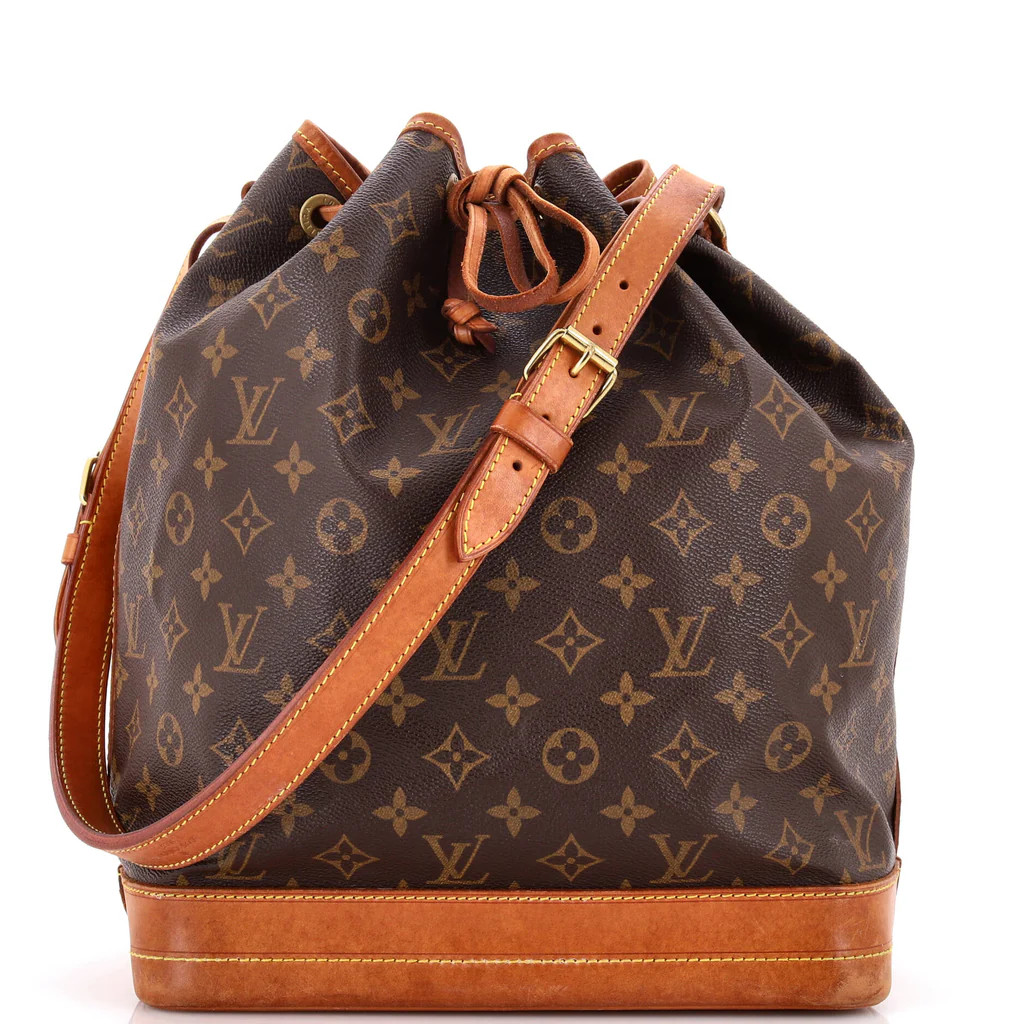 Noe Handbag Monogram Canvas Large | Rebag