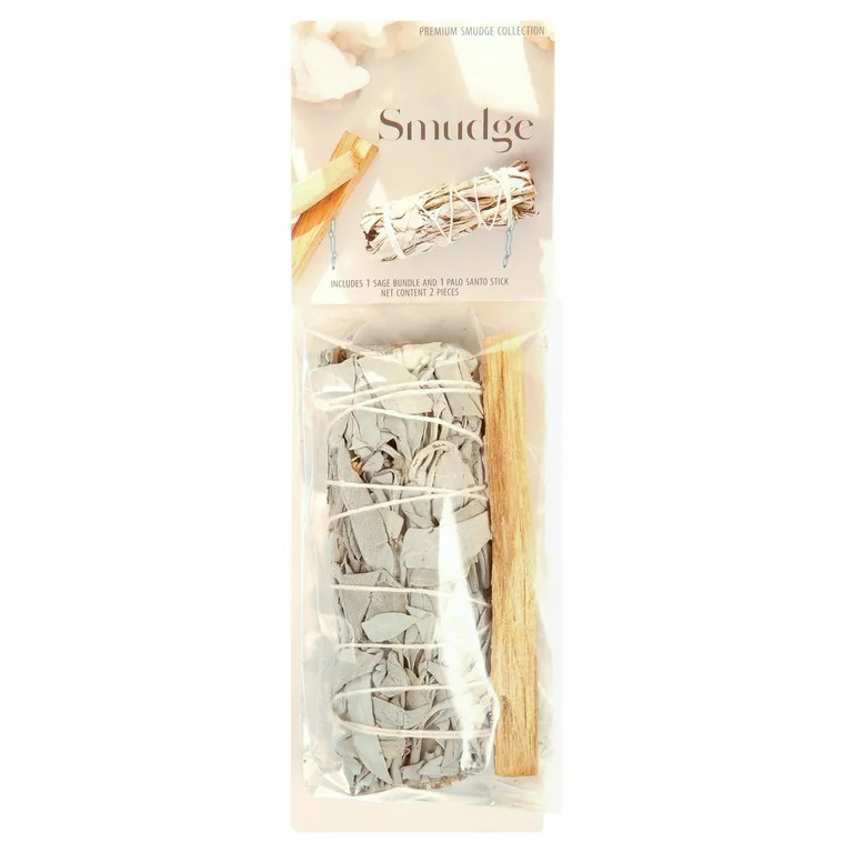 Premium Smudge Collection Sage Palo Santo Kit (Includes 1 Sage Bundle and 1 Palo Santo Stick) | Walmart (US)