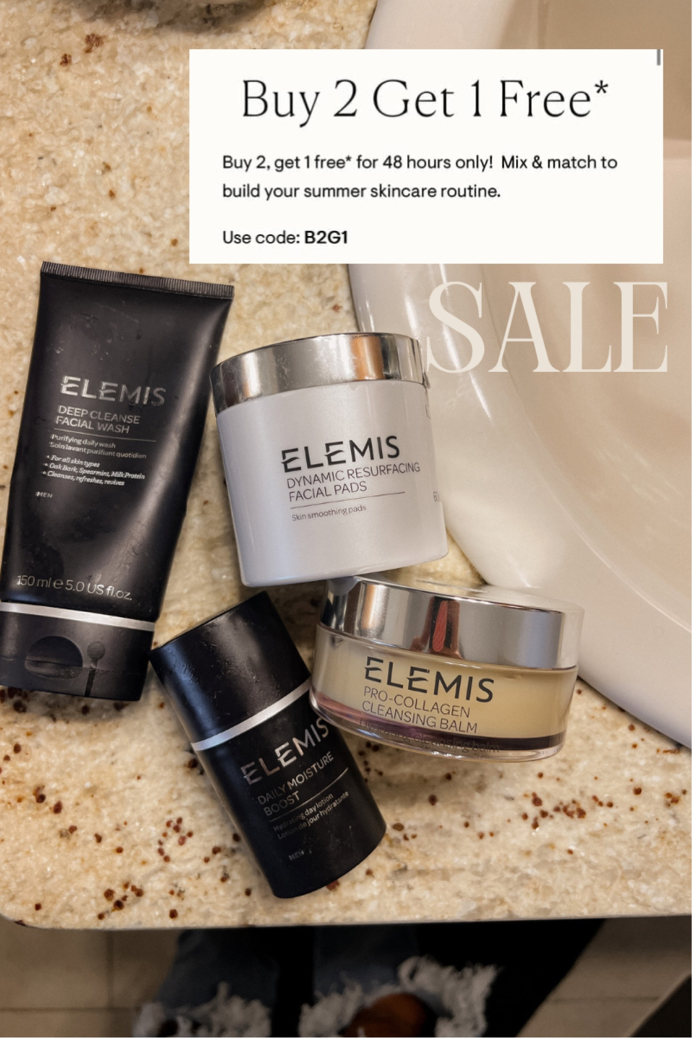 Elemis Mother’s Day Sale
Buy 2 get 1 one free
Use code: B2G1
 
#elemispartner @elemis #ad 

#LTKFind #LTKsalealert #LTKbeauty