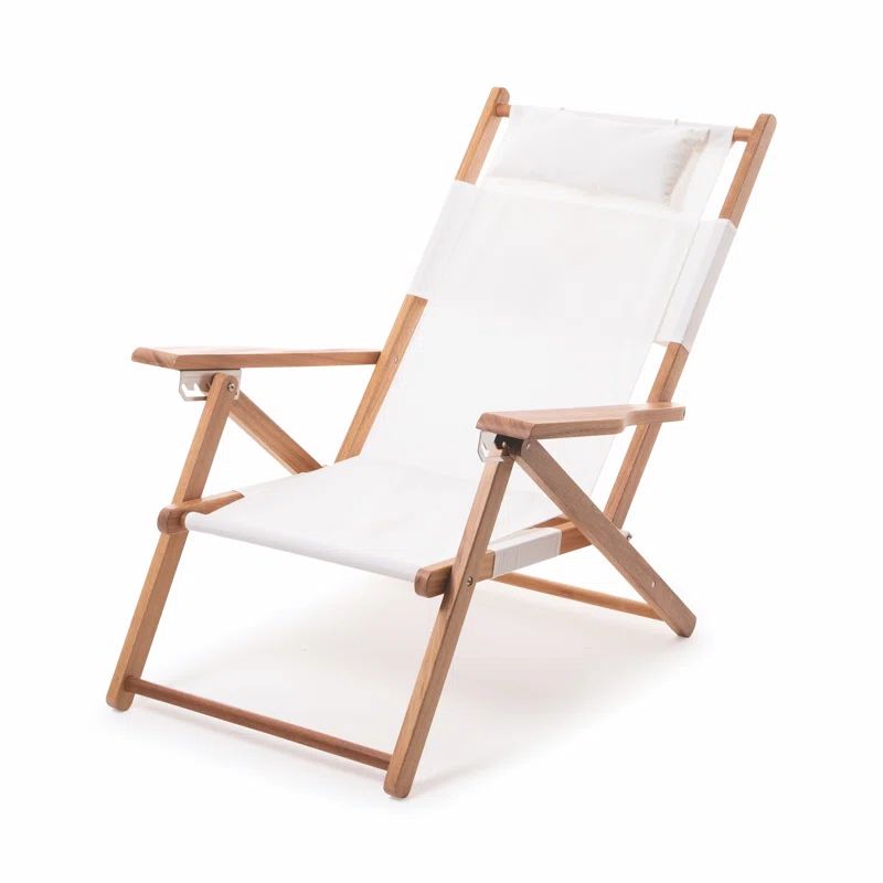 Reclining Beach Chair with Cushion | Wayfair North America