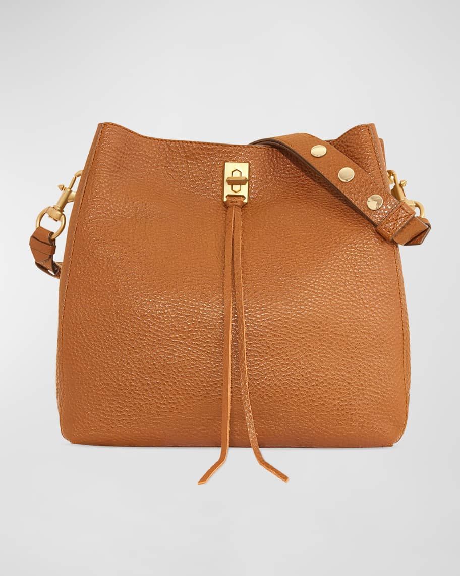 Rebecca Minkoff Darren Calf Leather Shoulder Bag | Neiman Marcus
