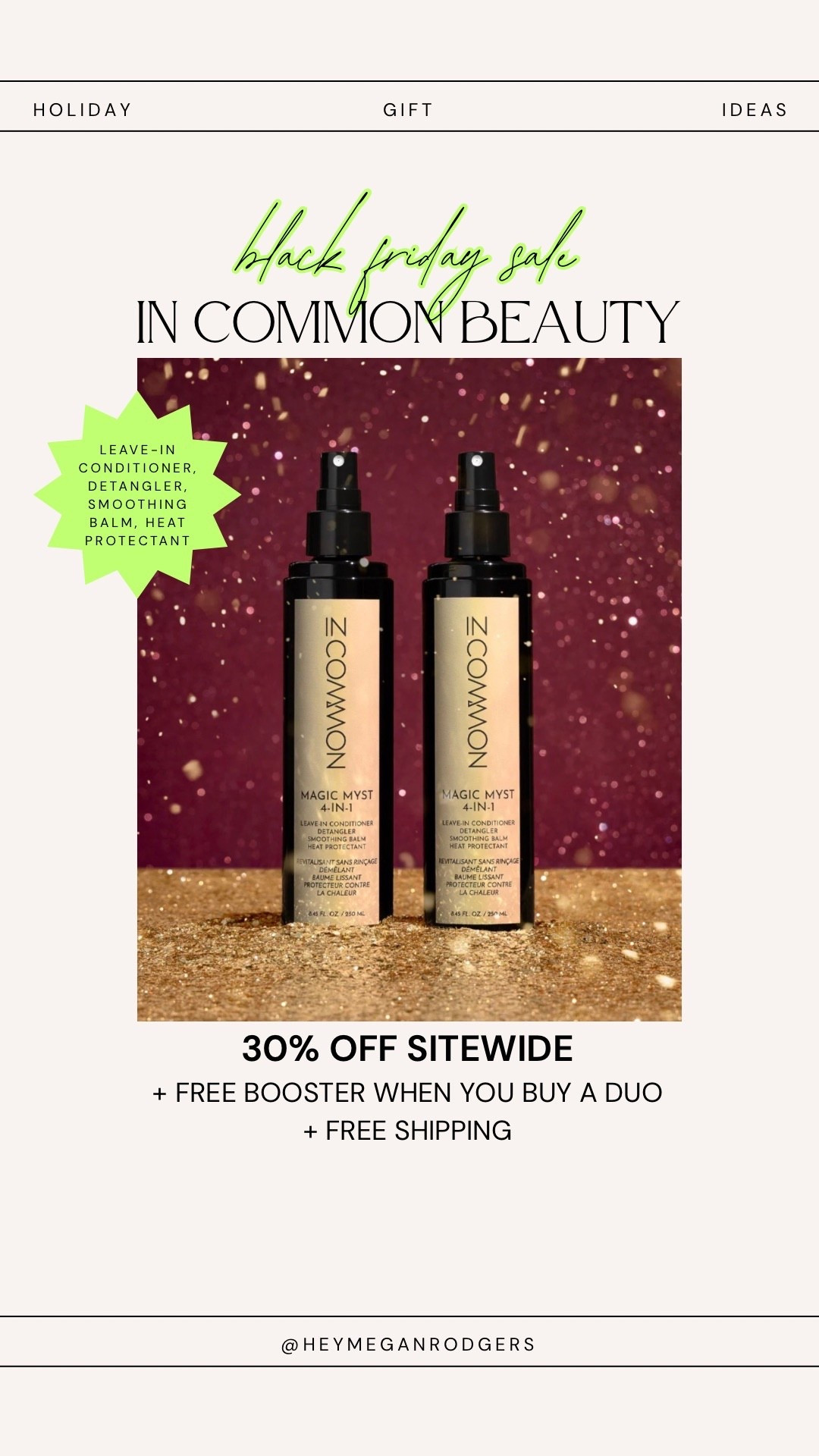 CODE HEYMEGAN gets you 2 full size bottles plus a booster of your choice for $44!!! And free shipping!

#LTKHoliday #LTKCyberWeek #LTKGiftGuide