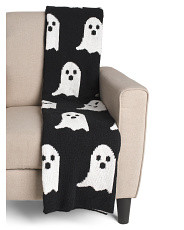 Feather Knit Ghosts Throw | Pillows & Decor | Marshalls | Marshalls