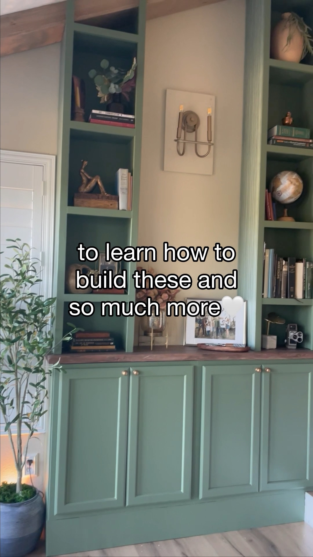 Latest blog post with links to my custom built in bookcases and decor from this office renovation.

#LTKhome #LTKVideo