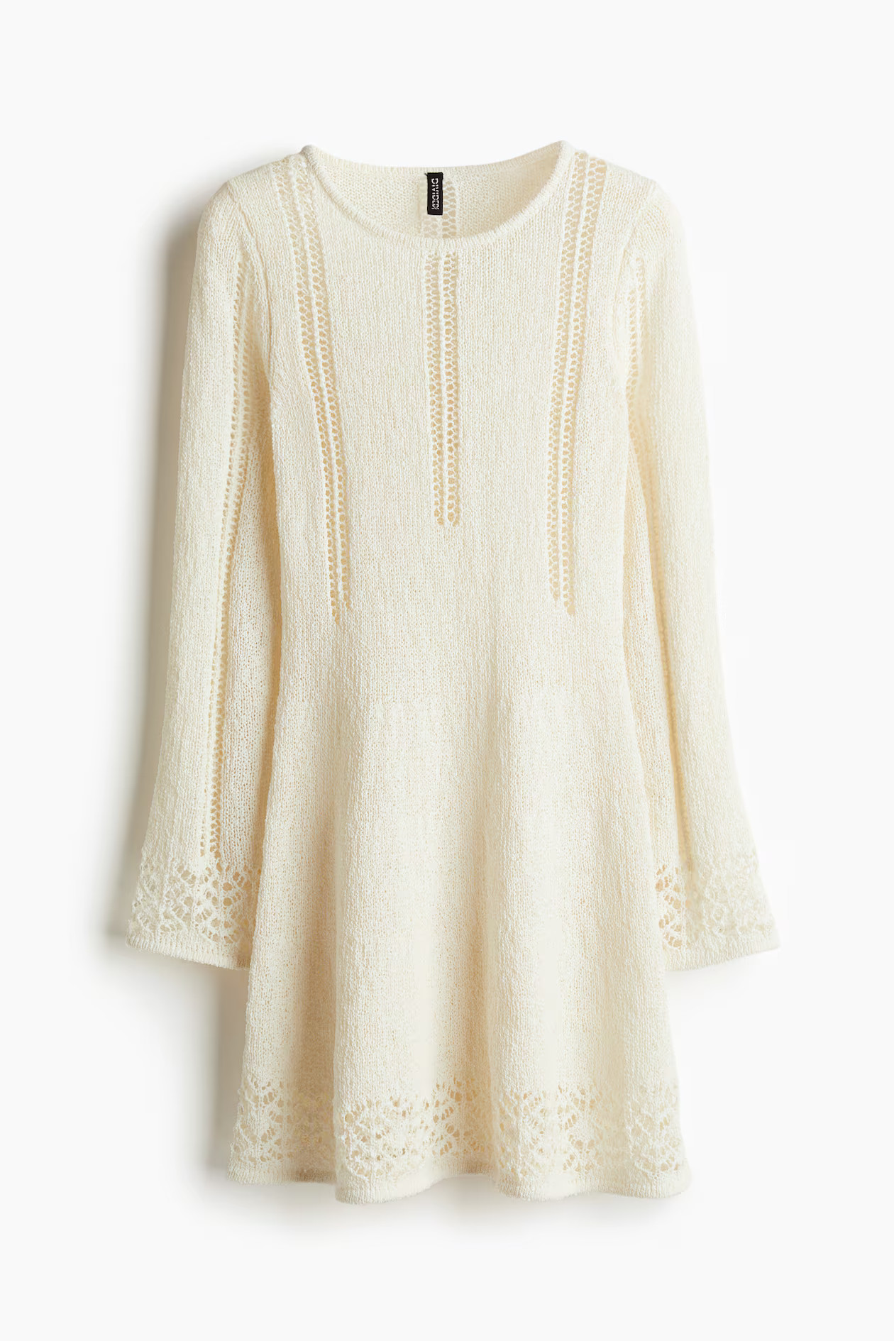Hole-knit mini dress | H&M (UK, MY, IN, SG, PH, TW, HK)