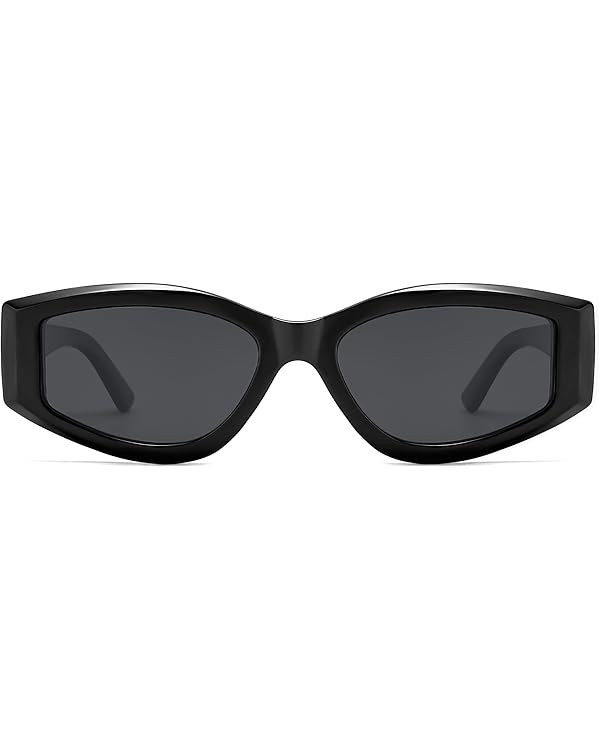 SOJOS Polarized Sunglasses Womens Mens Trendy Pentagonal Cateye Sun Glasses 80s 90s Shades SJ2329 | Amazon (US)