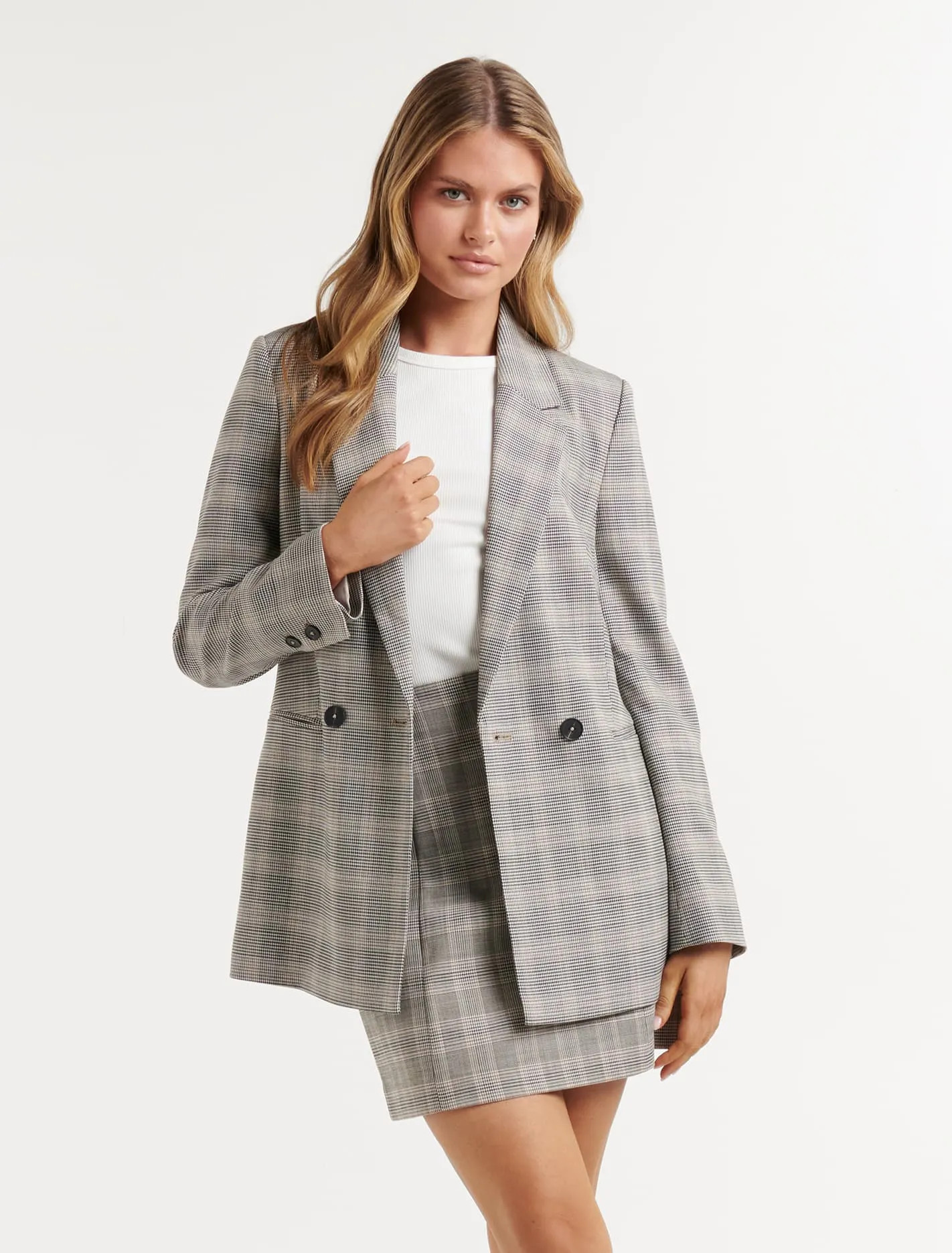 Belinda Check SB Blazer | Forever New (AU)