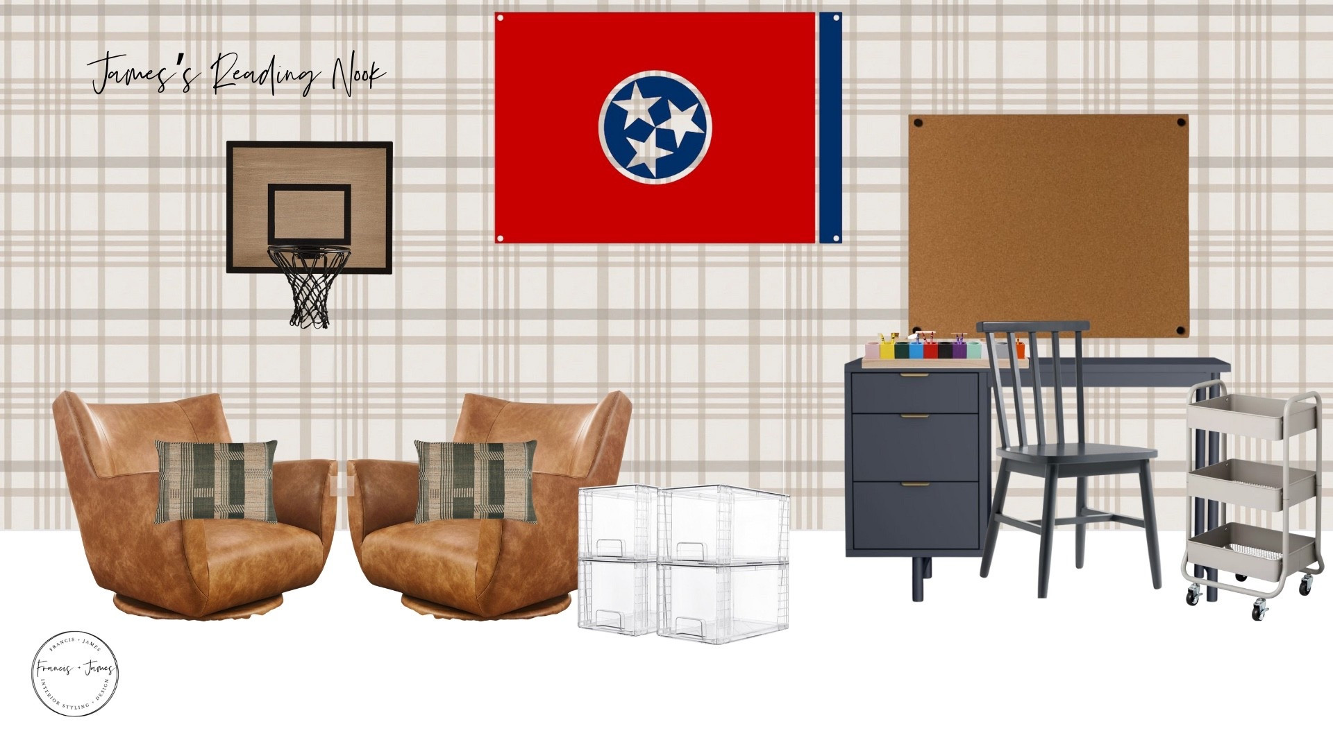 Reading nook, bedroom, teen room, boy room, boys desk, boys room, teen boys room, TN flag, basketball, leather swivel chair, kids desk, kids desk area

#LTKStyleTip #LTKHome #LTKFamily