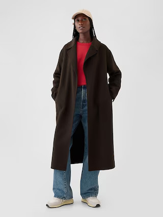 Belted Double-Faced Wool Coat | Gap | Gap (US)