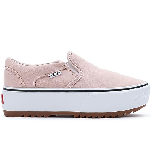 Vans Women's Asher Platform ST Trainers Sneaker, Canvas Dusty Rose, 8.5 | Amazon (US)