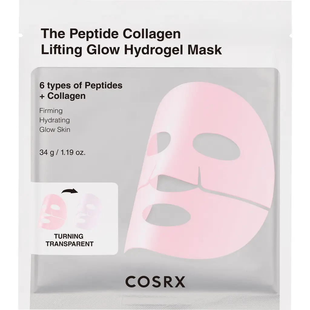 COSRX The Peptide Collagen Lifting Glow Hydrogel Mask at Nordstrom, Size 1.69 Oz | Nordstrom