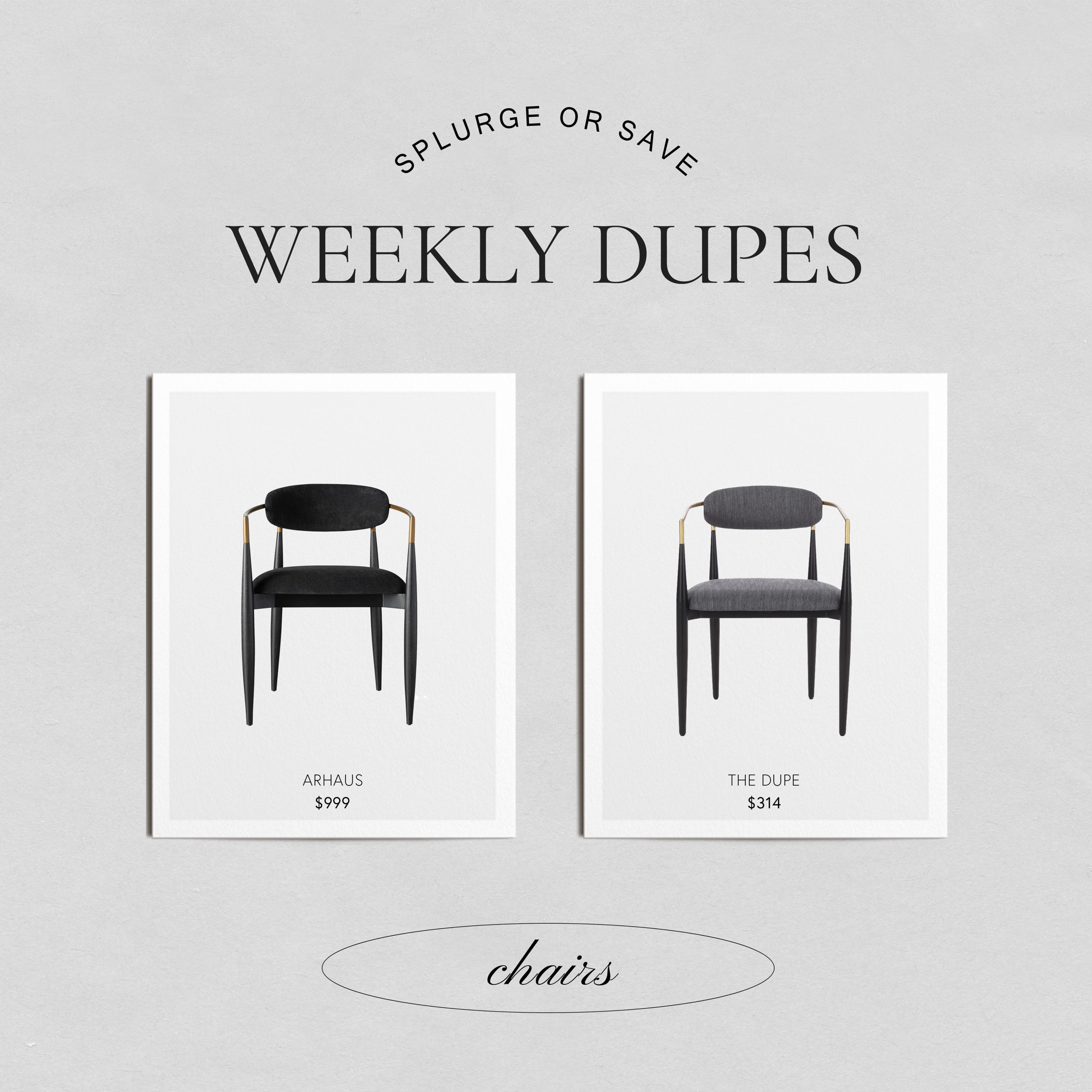 Arhaus Jagger dining chair dupe.  

#LTKhome