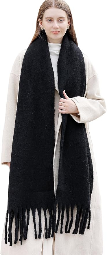 Wander Agio Winter Warm Scarf Long Pashmina Extra Large Shawls and Wraps for Women Large Blanket ... | Amazon (US)