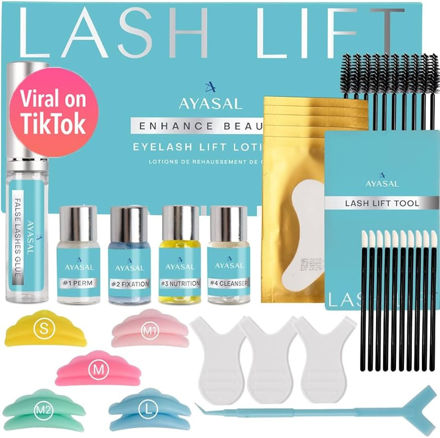 AYASAL Lash Lift Kit Eyelash Perm Kit, with Detailed Instruction Eyelash Lift Kit, Easy for Begin... | Amazon (US)
