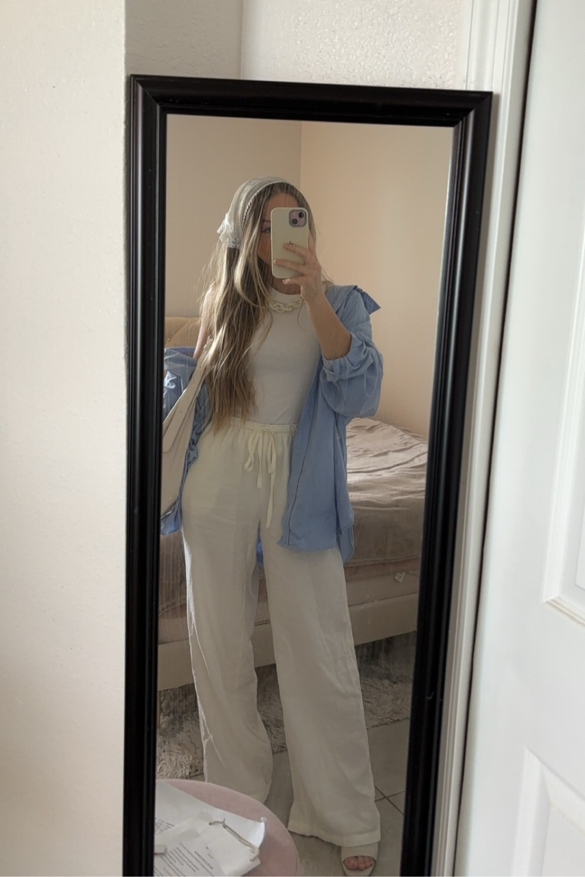 Casual linen pants summer outfit for memorial day weekend🤍

#LTKSeasonal #LTKootd