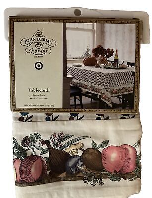 John Derian For Target 60” X 84” Fall Flowers Printed Table Cloth  | eBay | eBay US