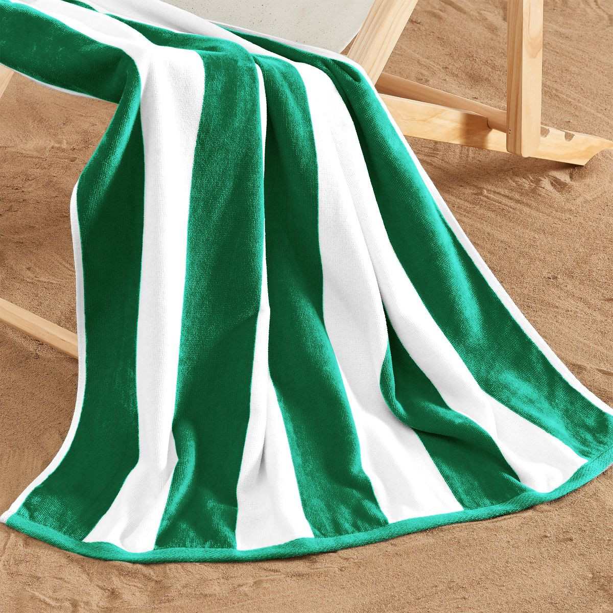Cotton Classic Cabana Stripe Beach Towel 4 Pack - Great Bay Home | Target