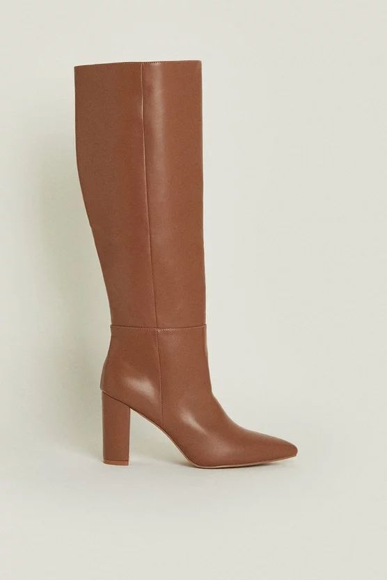 Pointed Heeled Knee High Boot | Oasis UK & IE