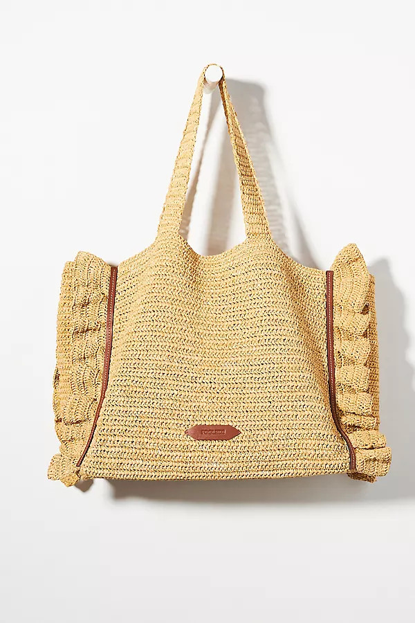 Poolside Sogno Beach Tote By Poolside in Beige | Anthropologie (US)