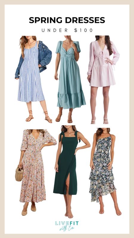 Embrace the season of blooms and breezes with these spring-perfect dresses! 🌸 Each piece under $100, so you can twirl into spring without breaking the bank. Whether you're after the casual elegance of a midi dress or looking for the playful charm of a mini, these styles will keep your wardrobe as fresh as the season! #SpringStyle #AffordableFinds #DressSeason

#LTKfindsunder100 #LTKSeasonal #LTKstyletip