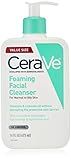 CeraVe Foaming Facial Cleanser, Makeup Remover and Daily Face Wash for Oily Skin, Paraben & Fragranc | Amazon (US)