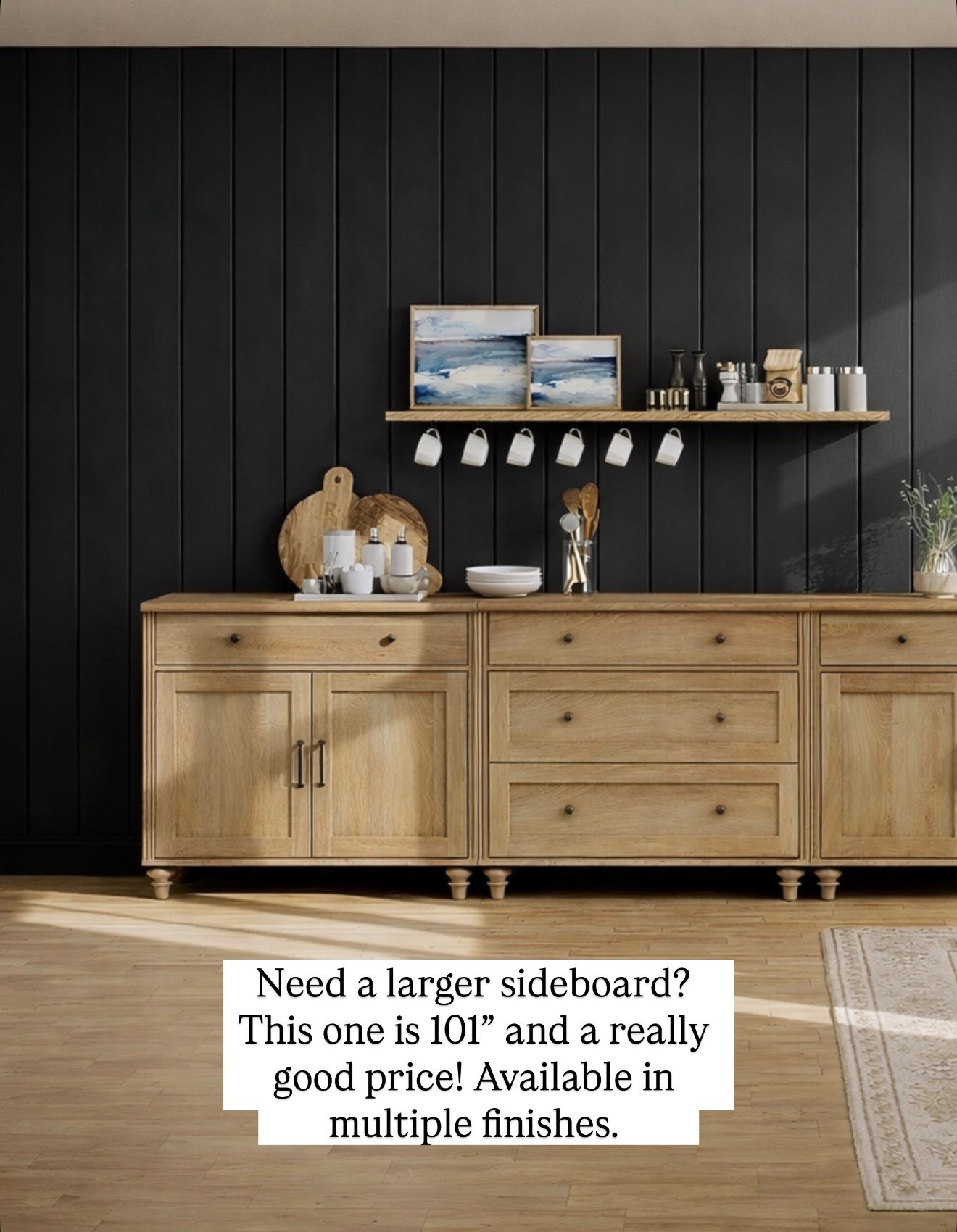 I’ve this larger sideboard option! It’s 3 separate pieces so you can combine them or style them separately  

#LTKSaleAlert #LTKHome