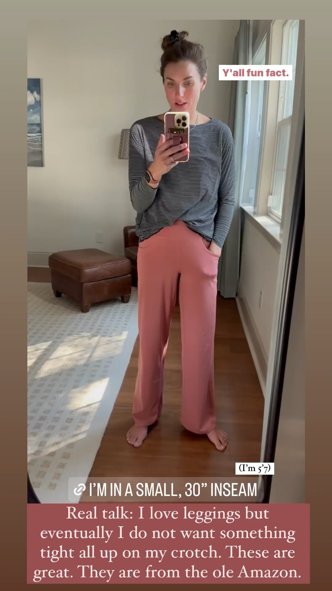 I love these Amazon pants for in the afternoon when I’m tired of wearing leggings and just need something a little looser. They have an athletic feel for a wide leg pant. They have a 30” inseam and I have these in pink and black! 

#LTKfindsunder50 #LTKfitness #LTKstyletip