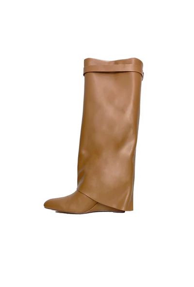 The Perfect Wedge Boot - Camel - Final Sale | Shop BURU