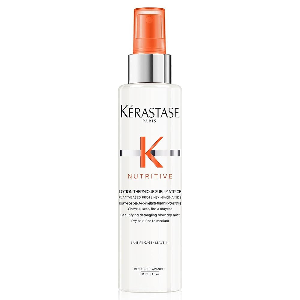 Kérastase Nutritive, Beautifying Detangling Blow-Dry Mist for Fine to Medium Dry Hair, Heat Prot... | Amazon (UK)