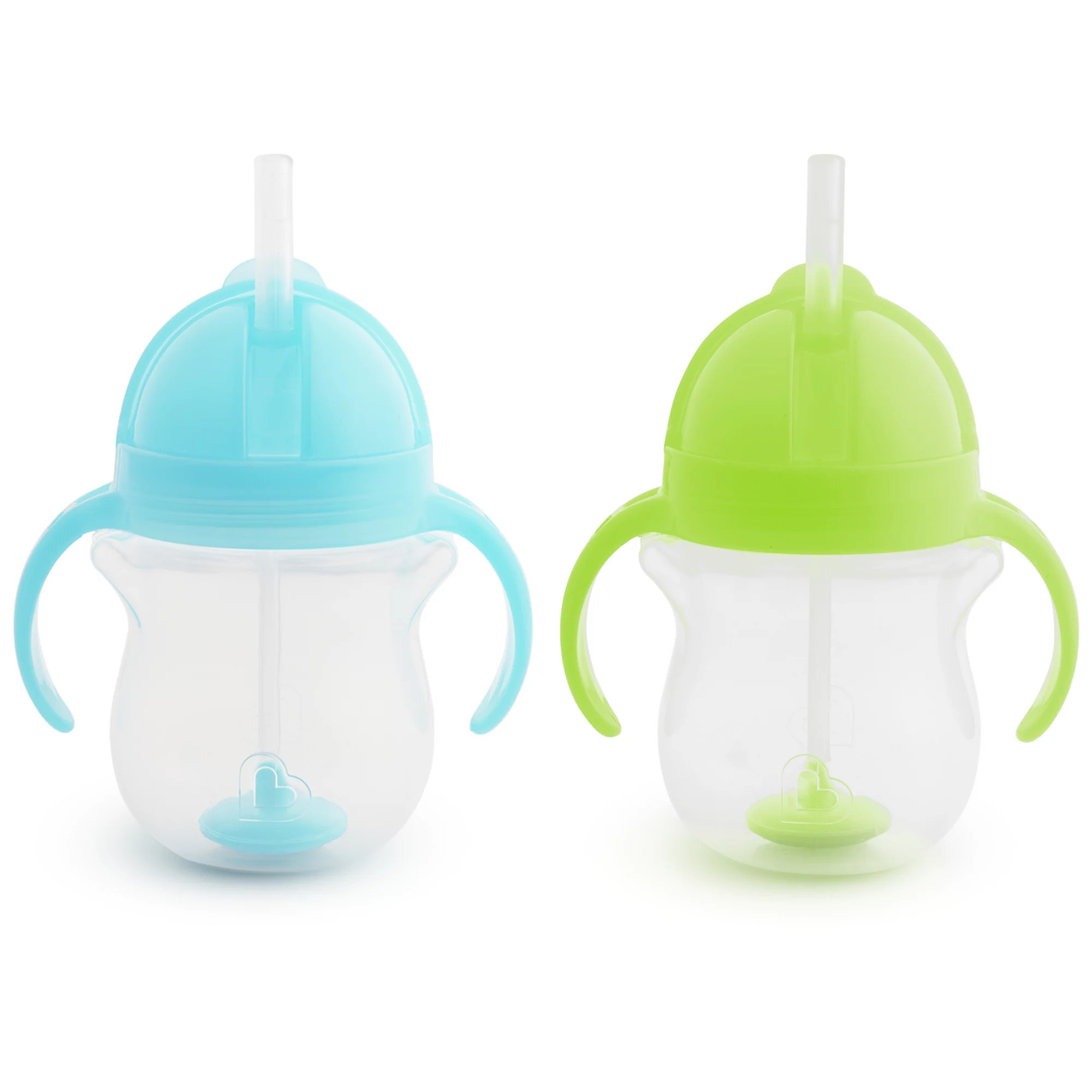 Munchkin 2-Pack Any Angle™ Click Lock Weighted Straw Trainer Cups | Kohl's