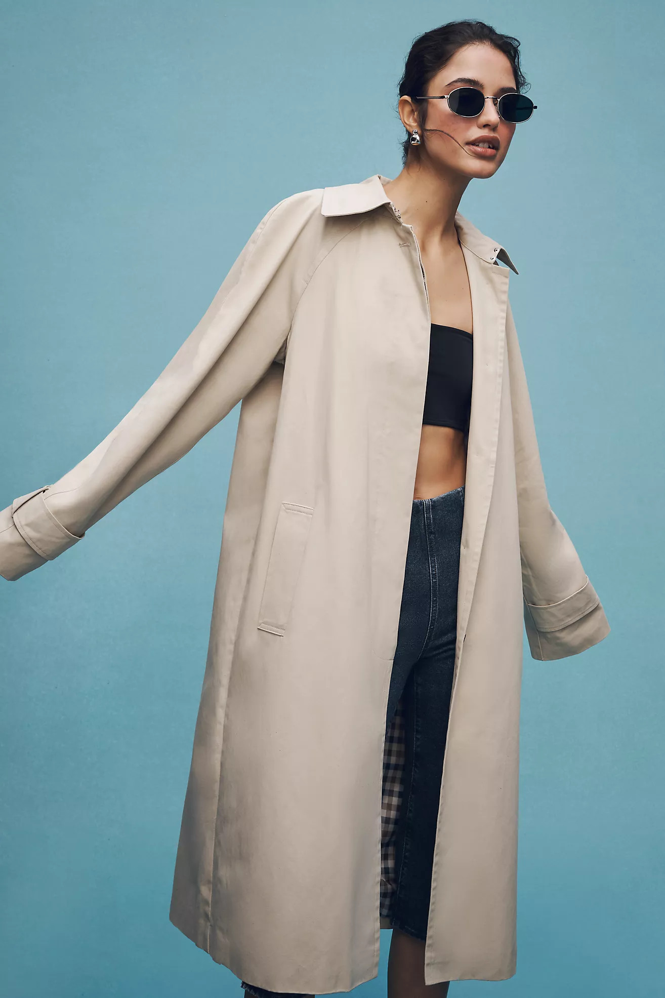Avec Les Filles Long Trench Coat | Anthropologie (US)