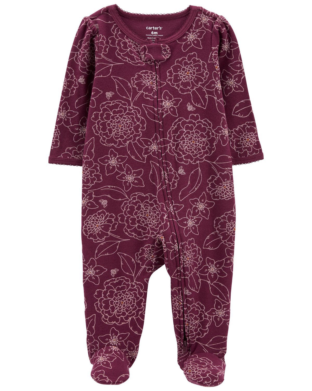 Baby 1-Piece Floral Sleep & Play Pajamas | Carter's