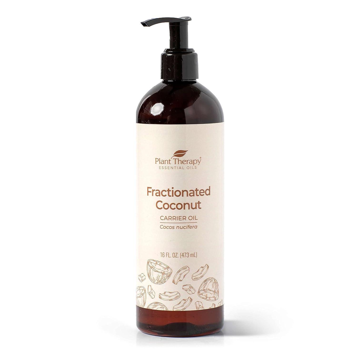 Plant Therapy Fractionated Coconut Oil for Skin, Hair, Body, Diluted Essential Oils, 100% Pure, N... | Amazon (US)