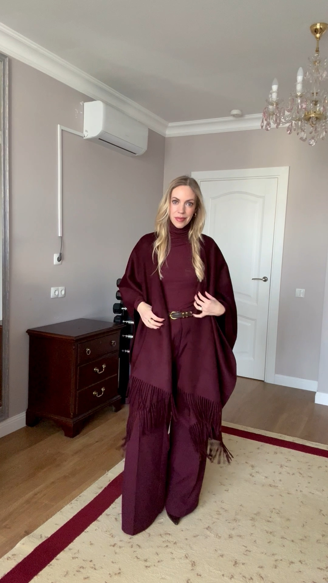 Don’t miss out on this gorgeous burgundy wool cape! It’s such a statement piece and very soft and warm 🫶🏻

#LTKSeasonal #LTKStyleTip #LTKOver40