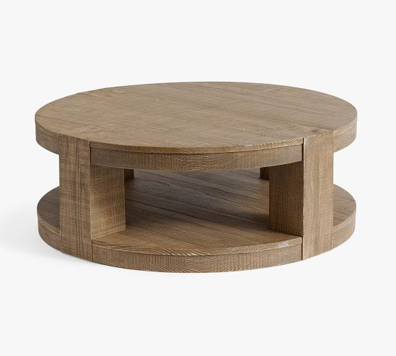 Rockport Round Coffee Table (34"-44") | Pottery Barn (US)