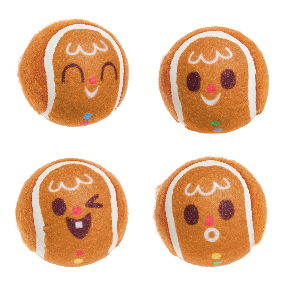 BARK Holiday Santa's Workchomp Gingerball Boys Dog Ball Toy | Target