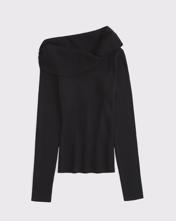 Asymmetrical Twist Sweater | Abercrombie & Fitch (US)