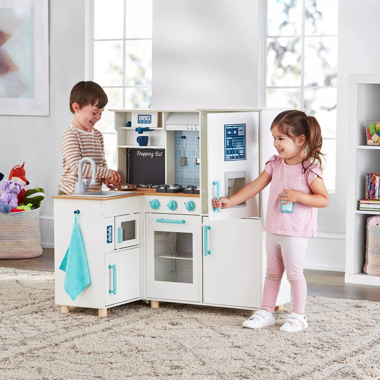 Member's Mark Deluxe Wooden Kitchen Play Center | Sam's Club